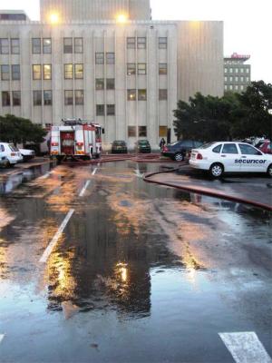 Art Scape Theater on Fire