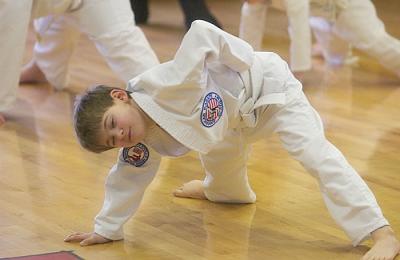 Connor's Karate at the YMCA