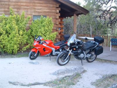 BIKES AT THE CABIN