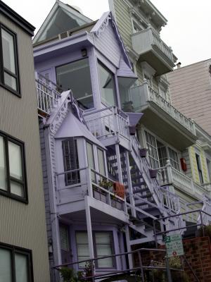 Typical SF house on a hill
