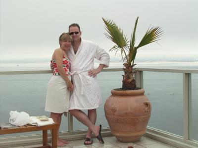 The spa and Monterey Bay