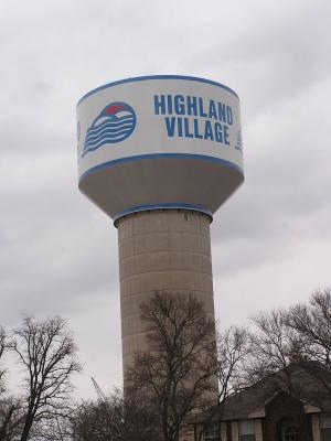 Highland Village Tx Water Tower.JPG