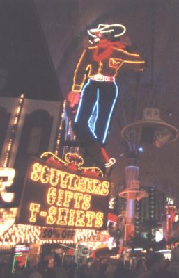 Neon Cowboy Downtown Vegas 052703.jpg