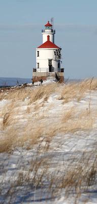 Lighthouse at Superior Harbor Entry
