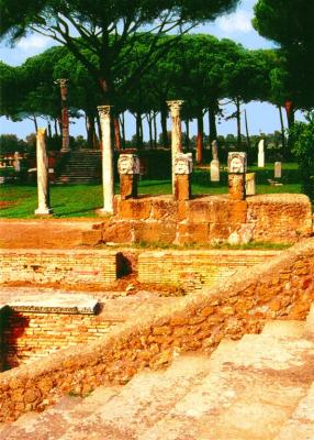 Ostia, - Ruins of Roman Amphitheatre