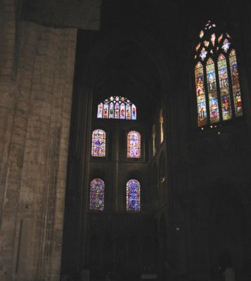 Inside the cathedral