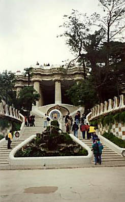 entrance to Parc Guell, Barcelona