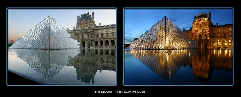 Le Louvre ... dawn to dusk