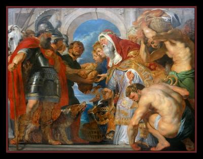 Rubens  : Abraham and Melchisedech