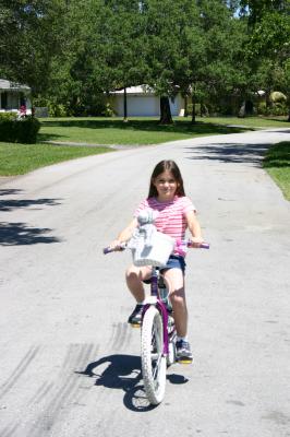 Bike riding.