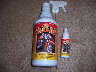 BOM cleaner and spray bottles
