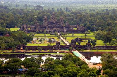Ariel view of Angkor Wat