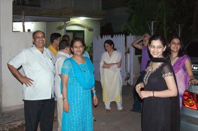 Ahmedabad clan - or at least some of them...