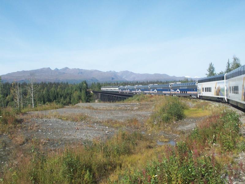 The train ride back to Anchorage 1