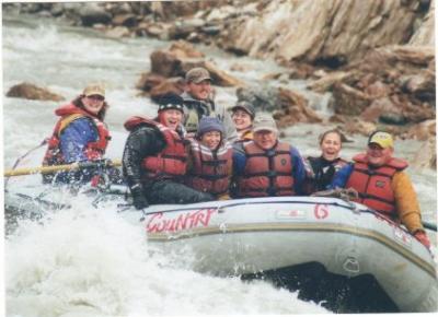 Rafting outside Denali