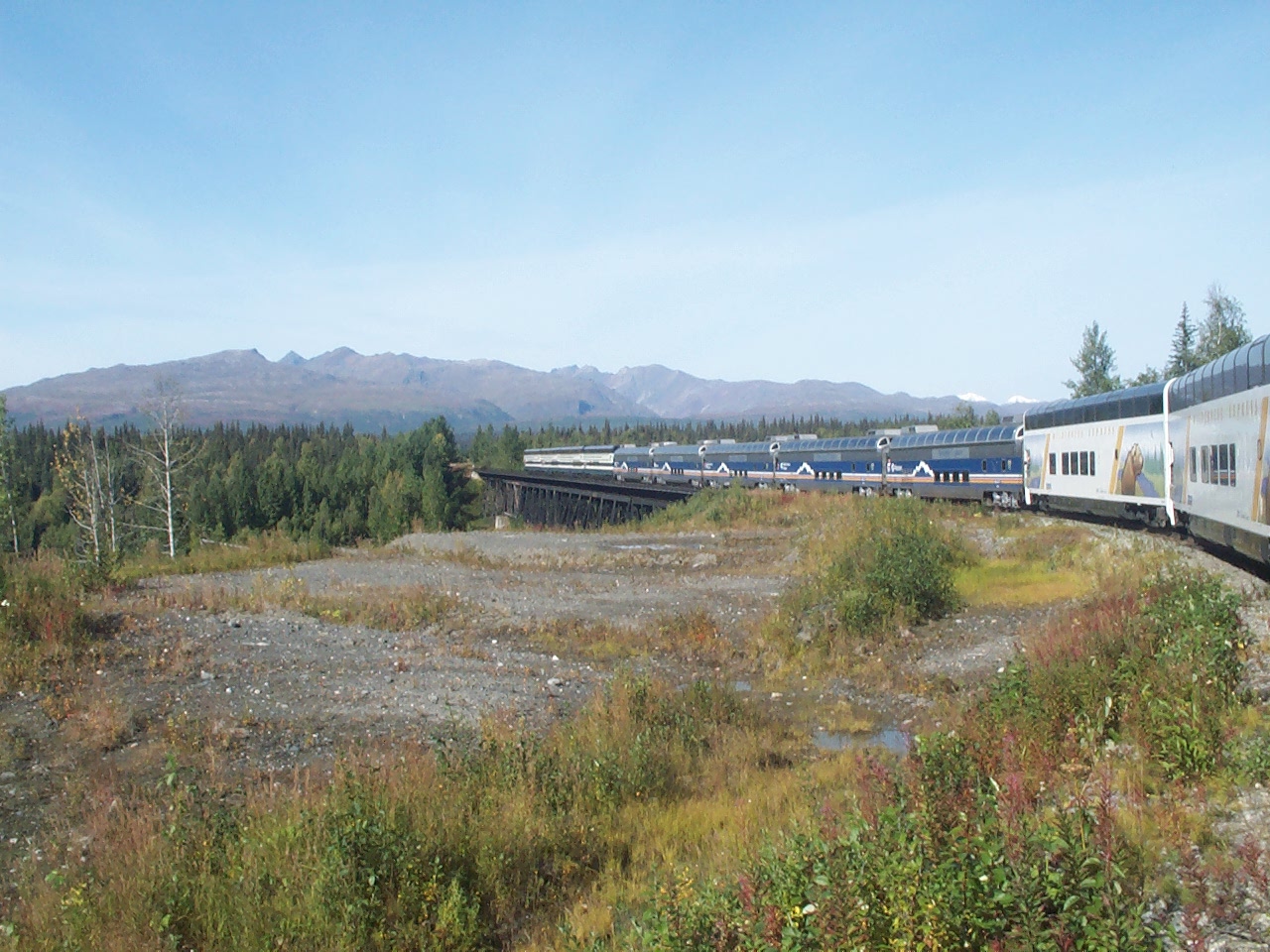 The train ride back to Anchorage 1