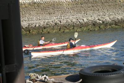 Kayakers at Miyajima
