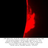 March 5, 2000, Prominence West Limb
