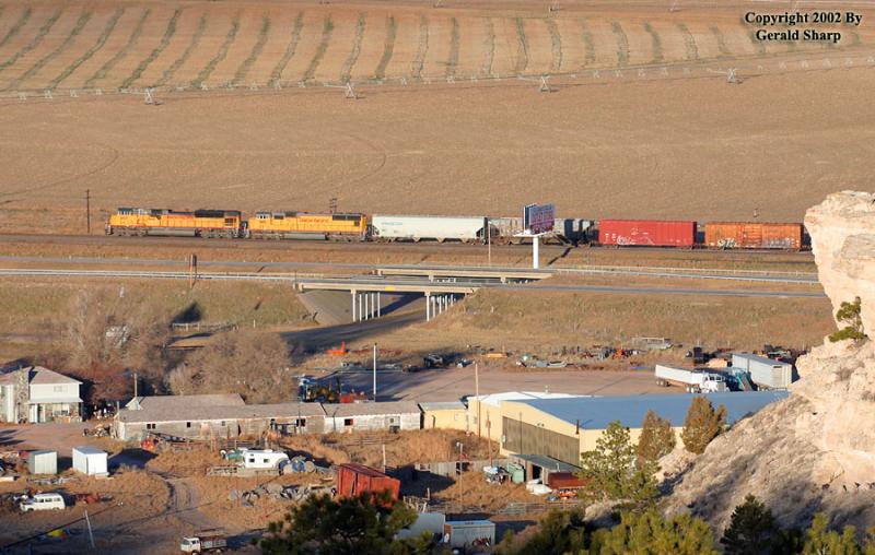 UP 8517 East At Pine Bluffs, WY