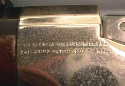 Marlin Factory Stamp and Ballard's Patent