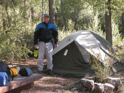 Jeff, at the Palisades campground