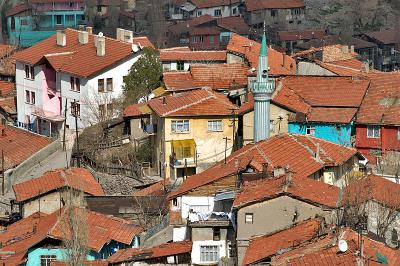 Shanty town closeup