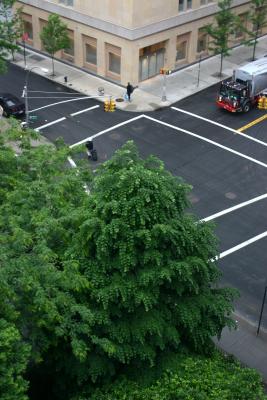 3rd  Street at LaGuardia Place Intersection