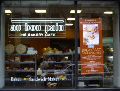 au bon pain at Broadway & Great Jones Street