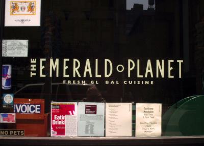 Emerald Planet on Great Jones  Street