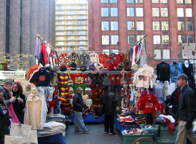 Street Fair in Front of NYU's Gould Plaza near  Green Street