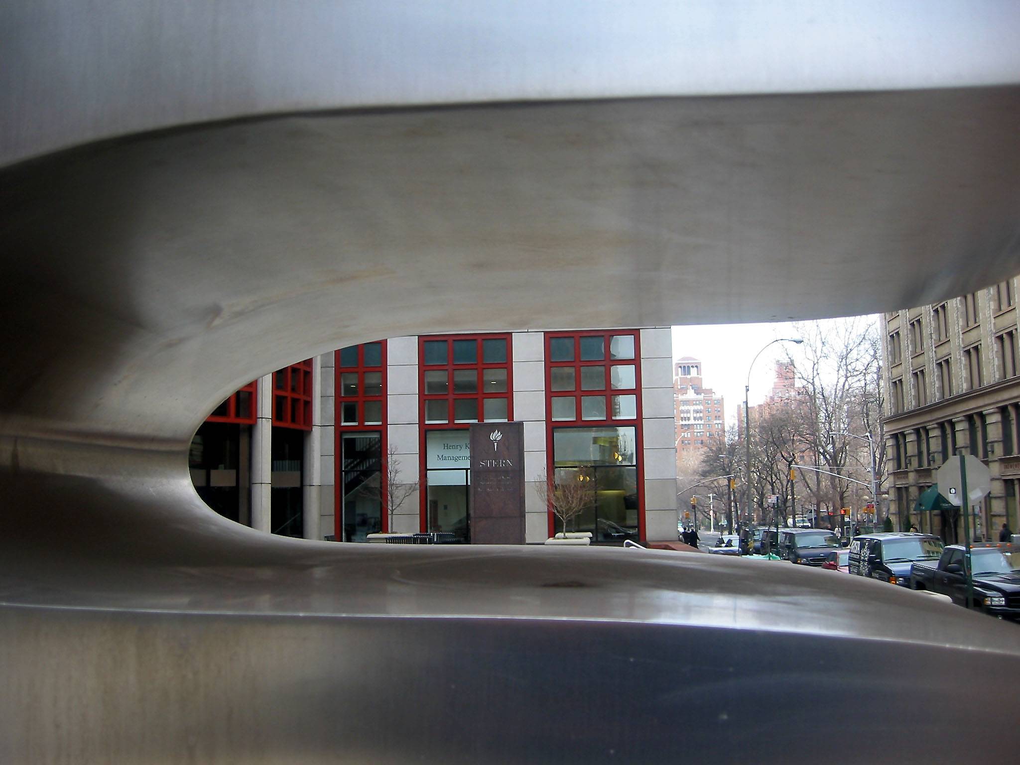 NYU Business School & WSS Seen Through Jean Arps Sculpture