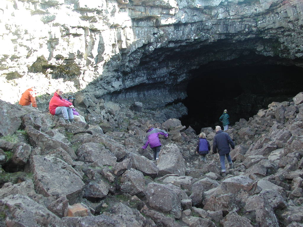 Cave-climbing
