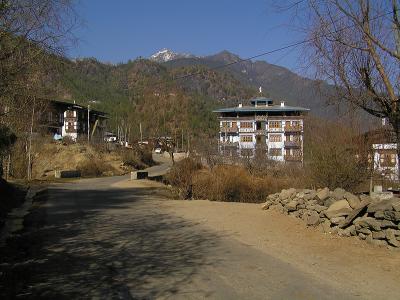 An isolated village outside Paro