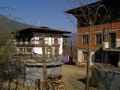 Isolated village, typical architecture