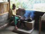roasting Balinese coffee