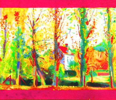 Red Autumn - 70 x 60