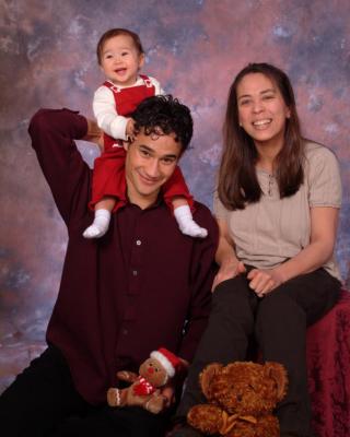 Christmas Portrait - almost 9 months