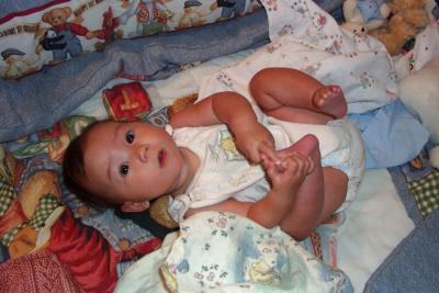In crib - 5 months