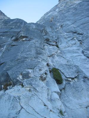 Climbers on the Northwest Face