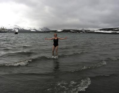 and then attempted to walk on water.