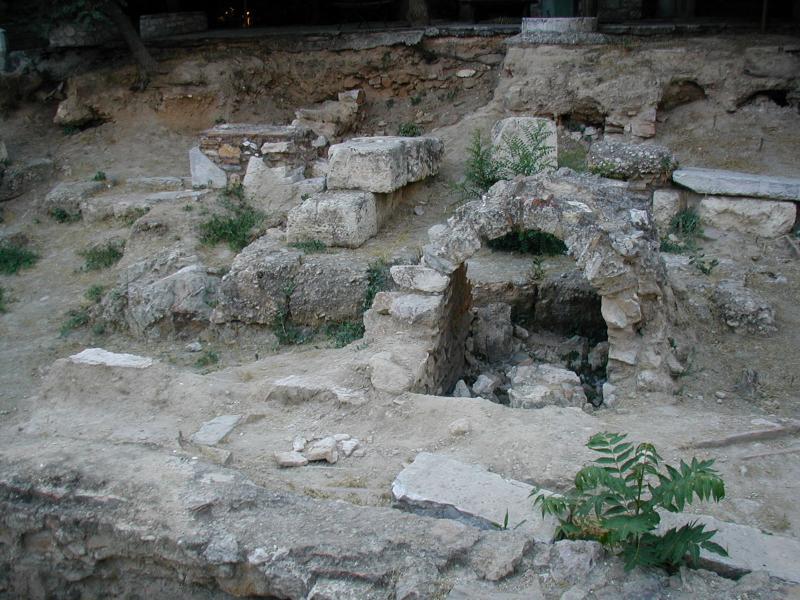 Ruins outside the Acropolis