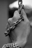 In chains