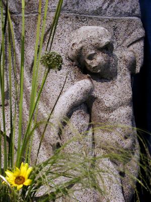 Statue and Flower #2