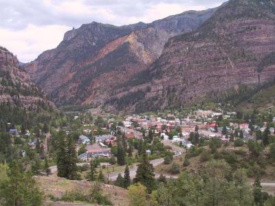 Ouray from the Sutton Trail