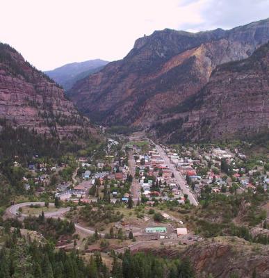 A higher view of Ouray