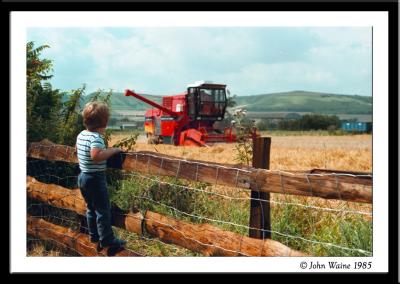 Boy and Combine