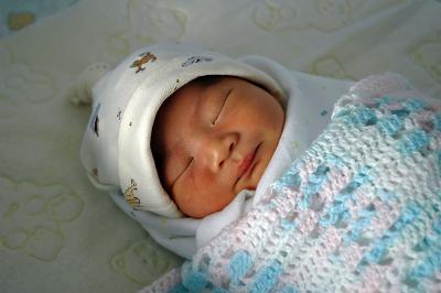 Baby Wrapped (4 days old)