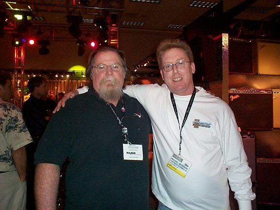 Mike Geoghegan (on Right) with his Brother