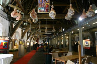 Exhibition Hall Adorned with Hams, Gent