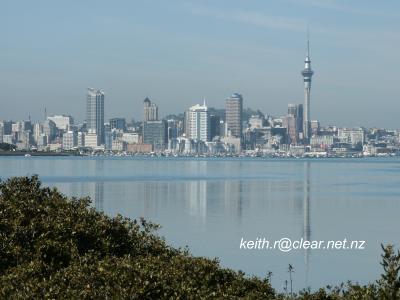 Auckland city from the North Shore